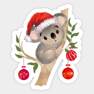 Koala christmas, merry Christmas, australian Christmas lovers Sticker